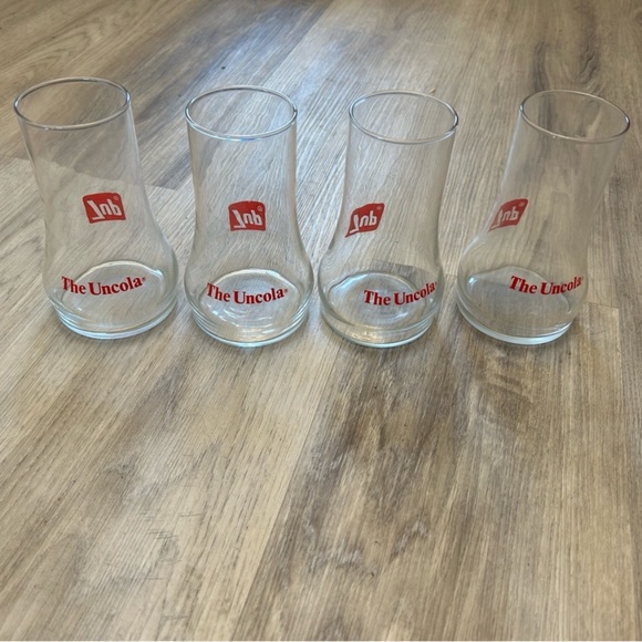 Vintage retro 1970’s rare 7UP ‘THE UNCOLA’  soda glassware glasses  cups - Picture 4 of 4